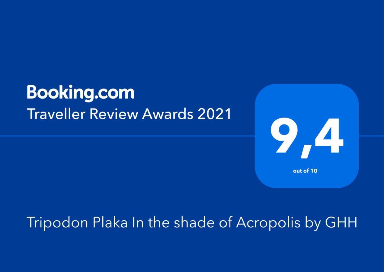 Tripodon Plaka In The Shade Of Acropolis By Ghh Villa Athén Kültér fotó